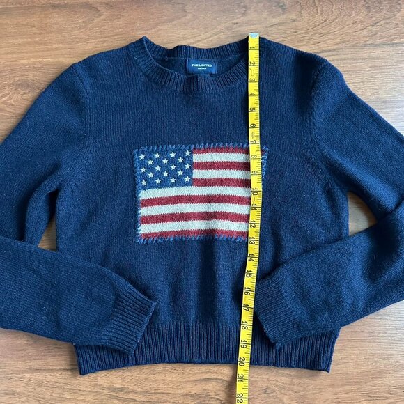 THE LIMITED Women's Navy and Blue Jumper - Picture 5 of 6